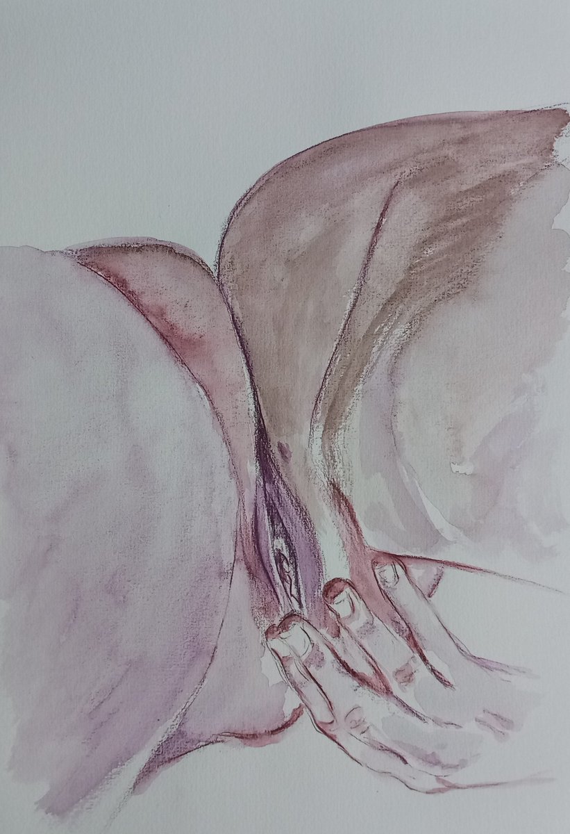 #eroticart
#woman #pussy
#girlsonly 
#aquacolors
#paintings 
#erotic