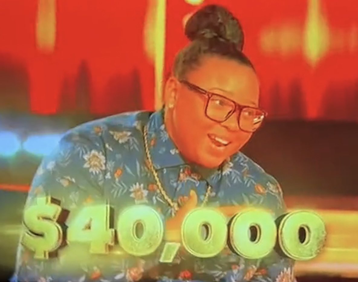 amazingdaj's tweet photo. What is life man! Did I really win a game show?! Like you cannot make this up! #GodGotMe 🙏🏾🏆 https://t.co/pUg04BtdHH
