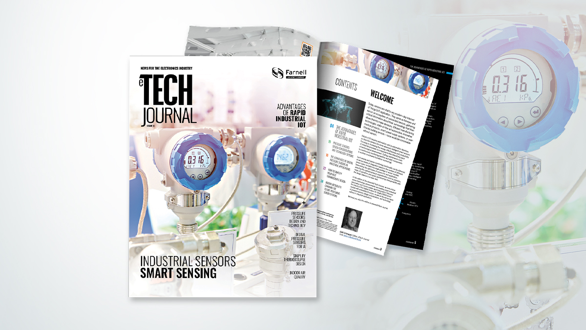 element14_Avnet's tweet image. In this latest edition of #eTechJournal &quot;Industrial Smart Sensors&quot;, we look at how sensor technology advancements are enabling smart industrial automation to enable rapid Industrial IoT: bit.ly/3veU7UV #WeAreIndustrial