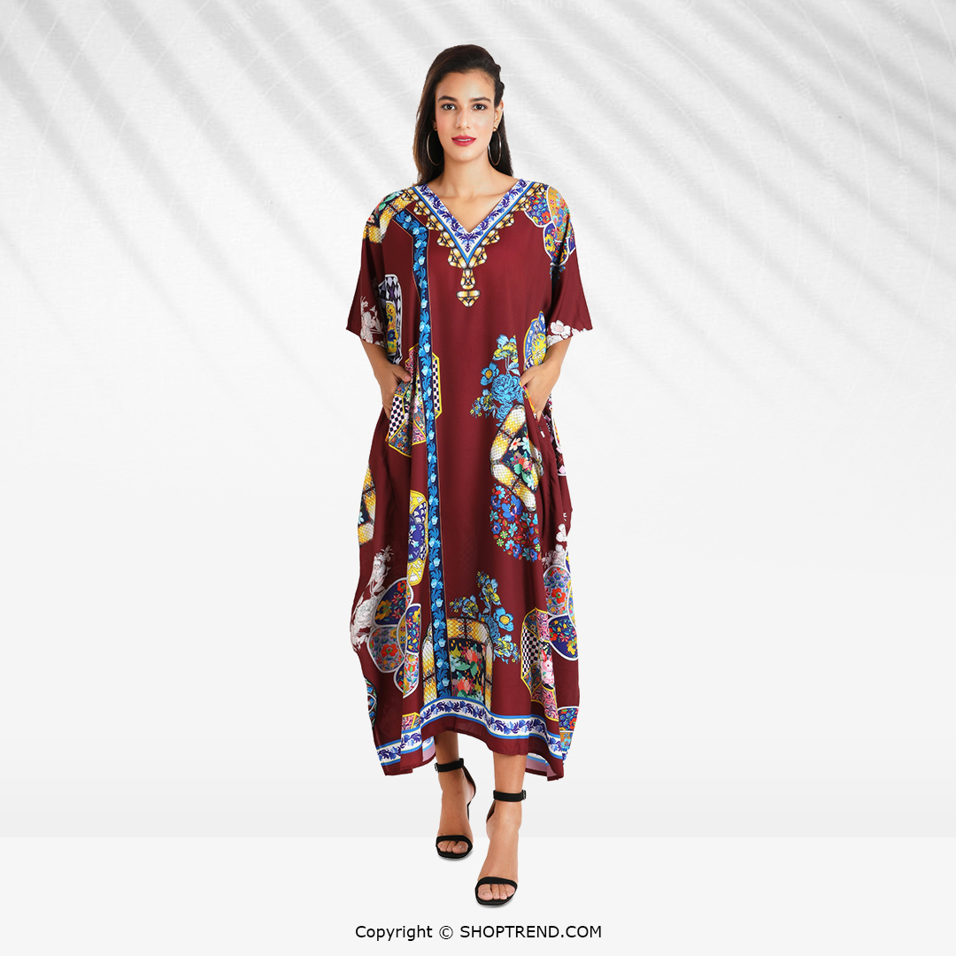 shoptrend_com's tweet photo. Finished with our favorite eclectic print, this maxi-length kaftan will take you from lounging to living it up. 

Wear loose or pair with a belt to cinch you in at the waist.

Follow @shoptrend_com to more of our loungewear.
 
#shoptrend #misslavishlondon #misslavishlady #kaftan https://t.co/IMH1250cil