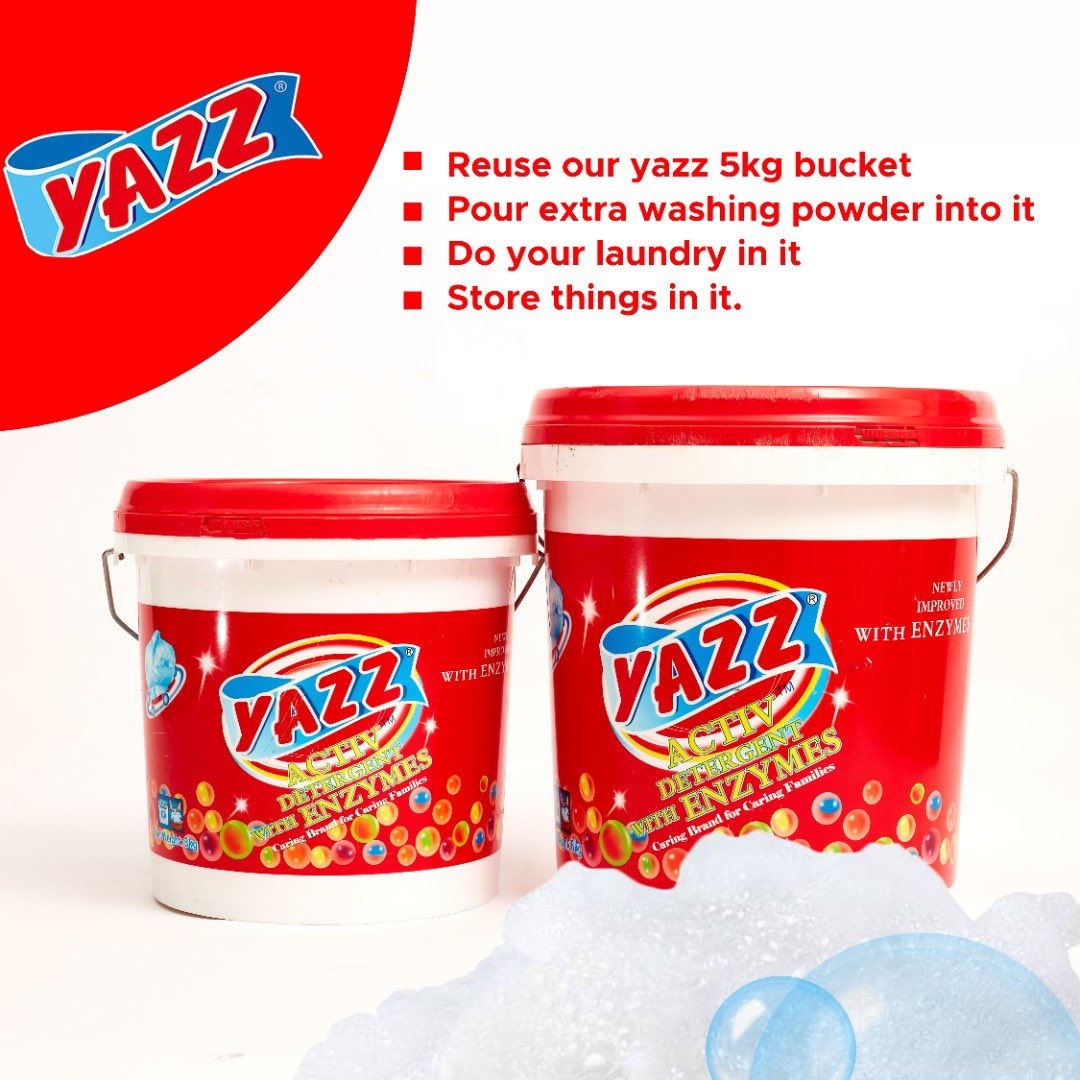 yazz_products's tweet photo. What do you use our #yazzwashingpowder buckets for ?
♦️A little bird told us, you store corn dough in it.. 😅 https://t.co/SPToFxVPX3