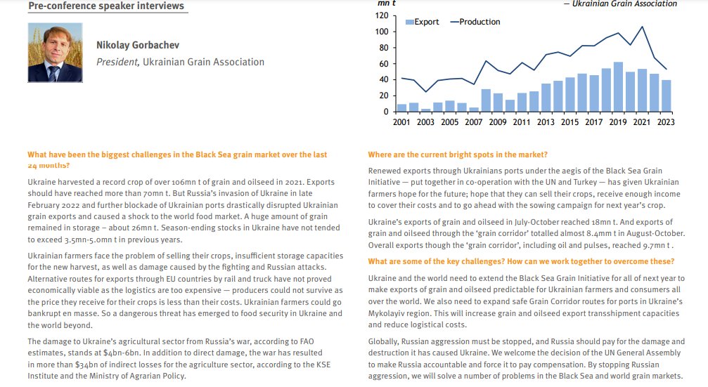 Ukrainian Grain Association tweet media