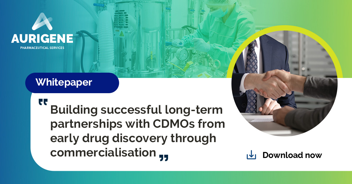 Learn how an end-to-end CDMO can add value to your business and how Aurigene Services can accelerate your journey to market.

Download our whitepaper now lnkd.in/gV4qerRZ

#CDMO #DrugDiscovery #DrugDevelopment #DrugManufacturing #WhitePaper