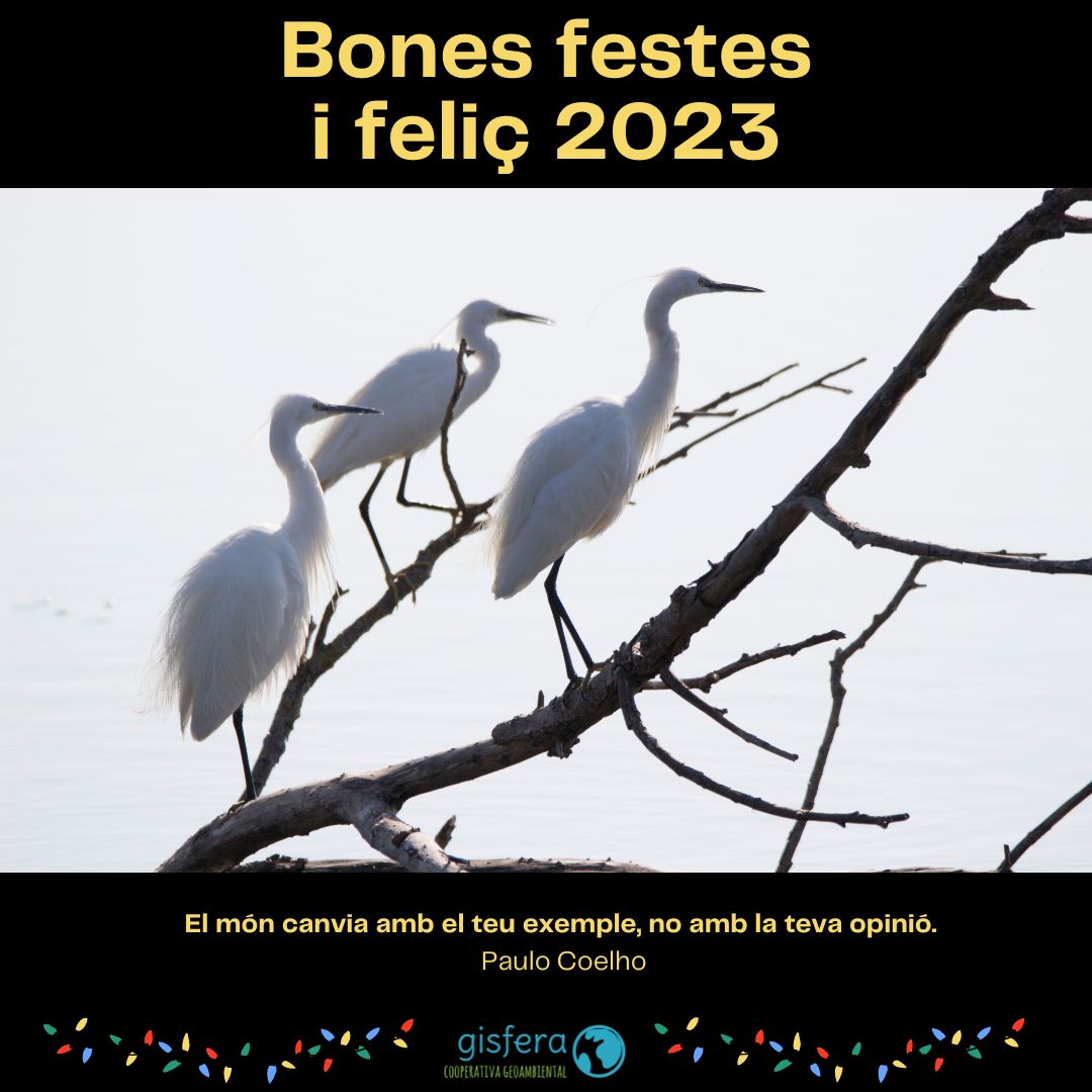 El món canvia i la natura és allà, i volem que sempre hi sigui. 

L’equip de Gisfera us desitgem que gaudiu d’aquestes festes i que el proper any estigui ple de moments de natura, d’aprenentatge i de vida.

Sigueu molt felices i feliços!! Aquest món s’ho val.