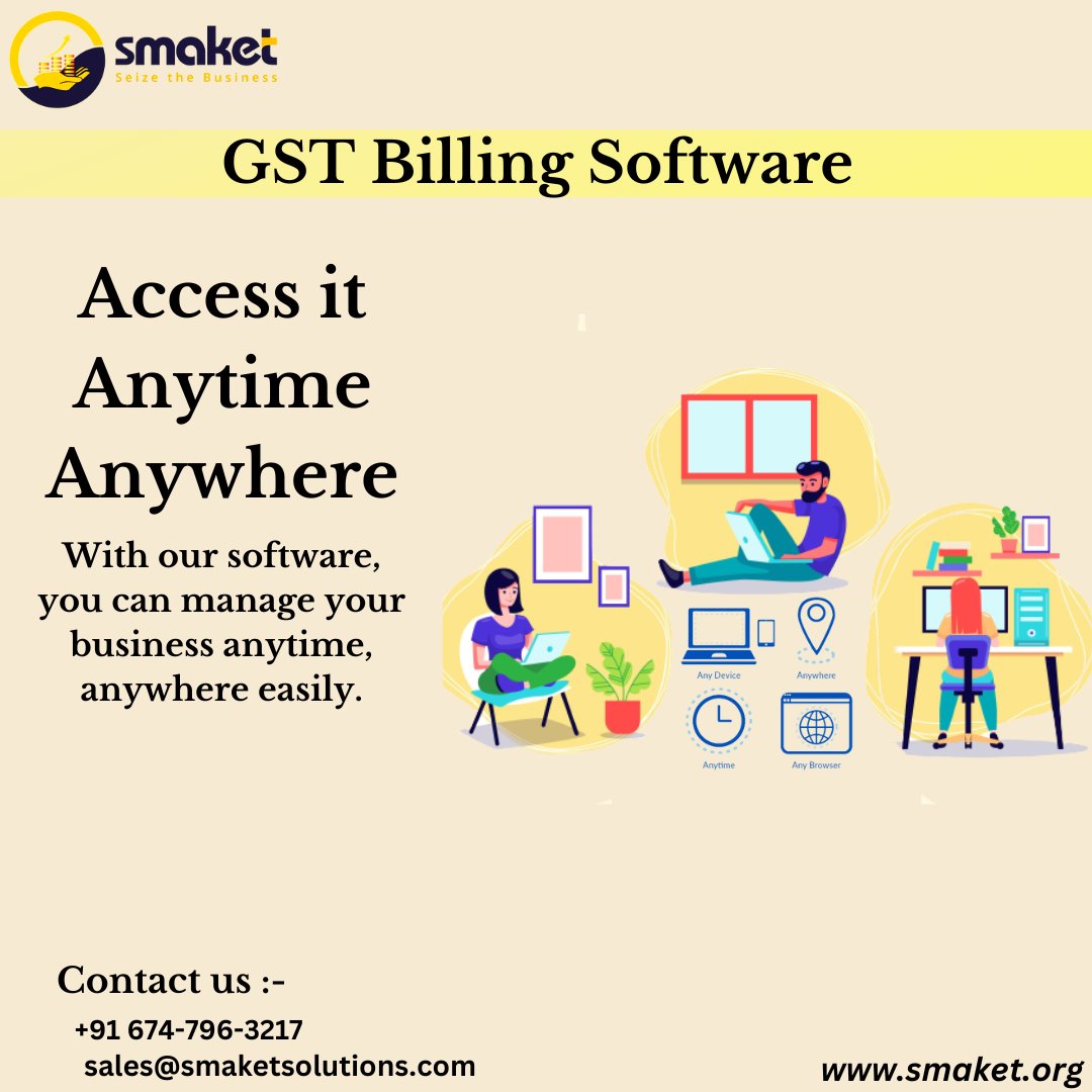 SmaketSolutions's tweet photo. Book a Demo - https://t.co/pVNpRdj6hk
Start your free trial now - https://t.co/cC0RcYMFqF

  #GST #Billing #Accounting #Gstsoftware #Billingsoftware #Smaketsoftware #Smaketgstsoftware #inventory #business #report #anytime #anywhere #expenses #clouds #cloudbasedaccountingsoftware https://t.co/5LzlrrXHAD