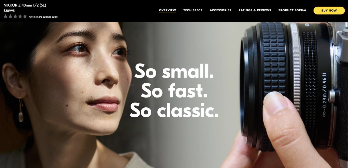 nykikakuprodact's tweet photo. 【#久保陽香】
Nikon「NIKKO R Z 40mm f/2（SE）」に久保陽香がモデル出演致します。
https://t.co/iToJuxckBk https://t.co/Zu0abWf4X0