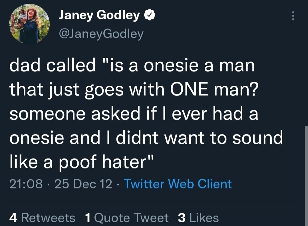 firescot_chief's tweet image. The irony of the moral compass that @BBCScotlandNews @STVNews @ScotGovFM are all trying to uncancel.

I don't think @JeremyClarkson needs to take lessons from Janey Godley the bigot, racist and homophones.