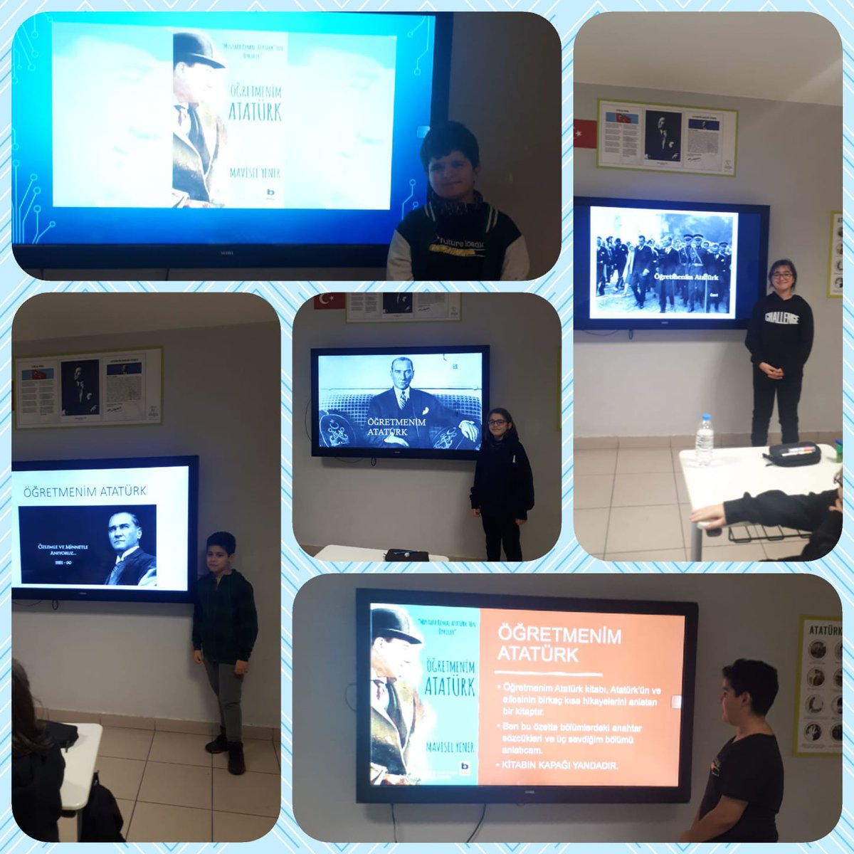 6. sınıf öğrencilerimizle Mavisel Yener'in "Öğretmenim Atatürk" kitabını okuduk ve anlattık. Yolumuza ışık olan kitaplarla geleceğe yürüyoruz✨📚✨<a href="/EnisEryaman/">Enis Eryaman</a>  <a href="/KadirErhal/">Kadir Soner ERHAL</a> <a href="/cigdemmolla/">Dr. Çiğdem Mollaibrahimoğlu</a>  <a href="/ozer_merzuka/">merzuka özer</a> <a href="/gozdemdulger/">GÖZDEM KURTOĞLU</a> <a href="/DogaOkullari/">Doğa Koleji</a> <a href="/maviselyener/">Mavisel Yener</a>