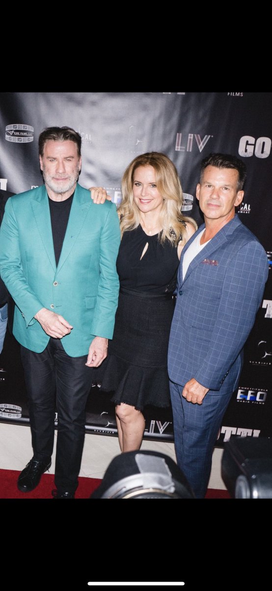 RedZoneMap's tweet image. John Travolta, Kelly Preston, and Rod Vanderbilt