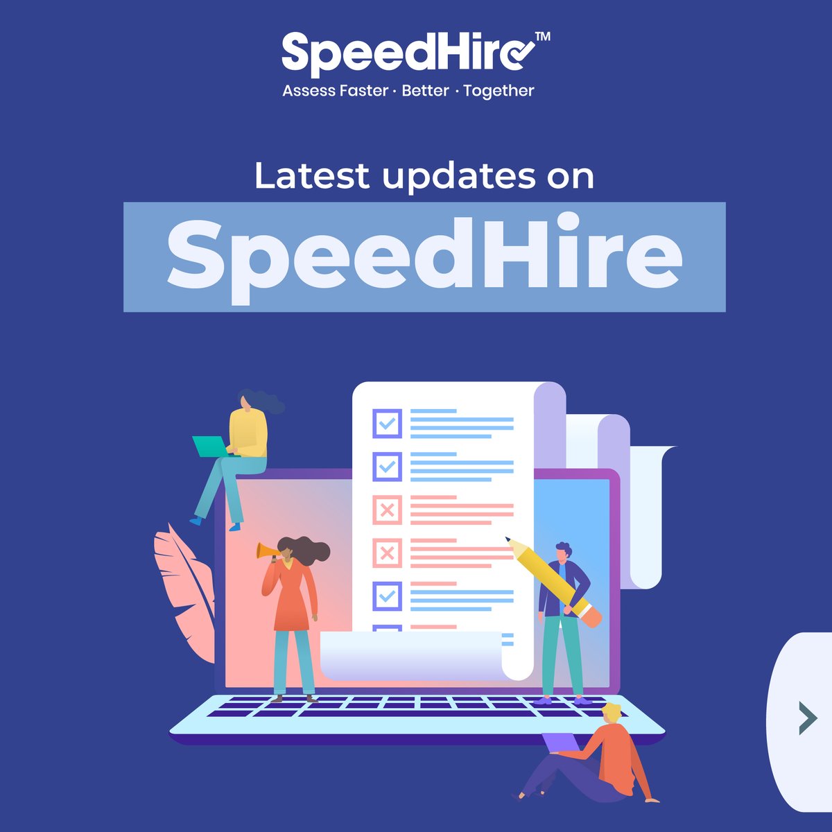 speed_hire's tweet image. Learn how modern companies make full use of #SpeedHire&apos;s out-of-box features to accelerate their #TechnicalHiring process ➡️ bit.ly/3aA3zqP 
Schedule your live demo with us: bit.ly/3BnEo9G

#AssessmentSimplified #TalentAssessmentSimplified #HR #HumanResource