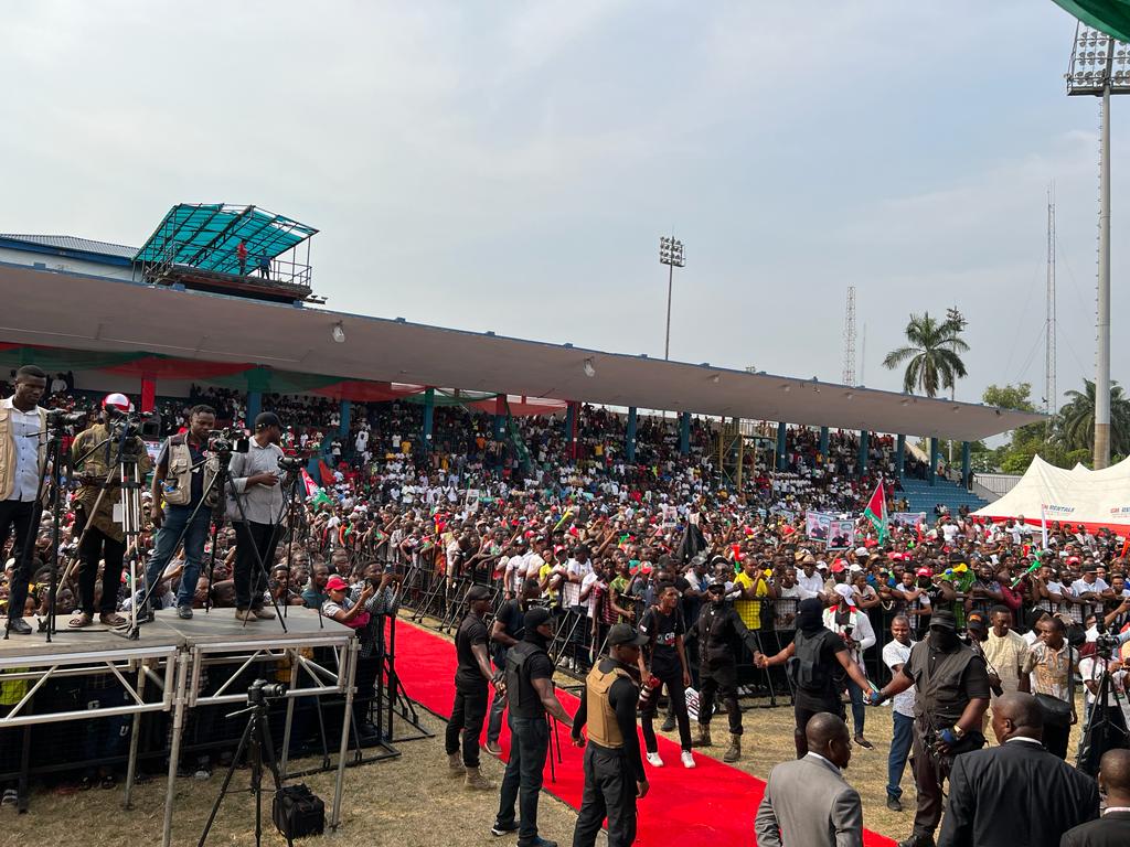Thank you people of Cross River State for an awesome show of love. -PO