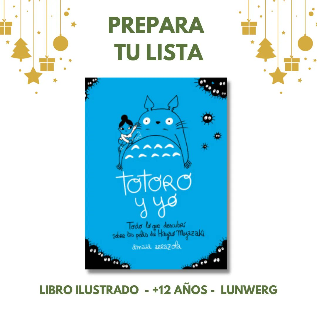Para fans de Studio Ghibli
<a href="/Lunwerglibros/">Lunwerg Editores</a>
#recomendacionesnavideñas #totoro #miyazaki