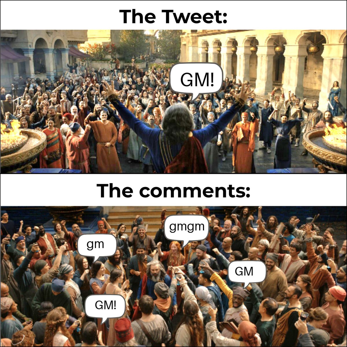 GM ⚡️ Bullish on all that GM back!! 🫡☕️