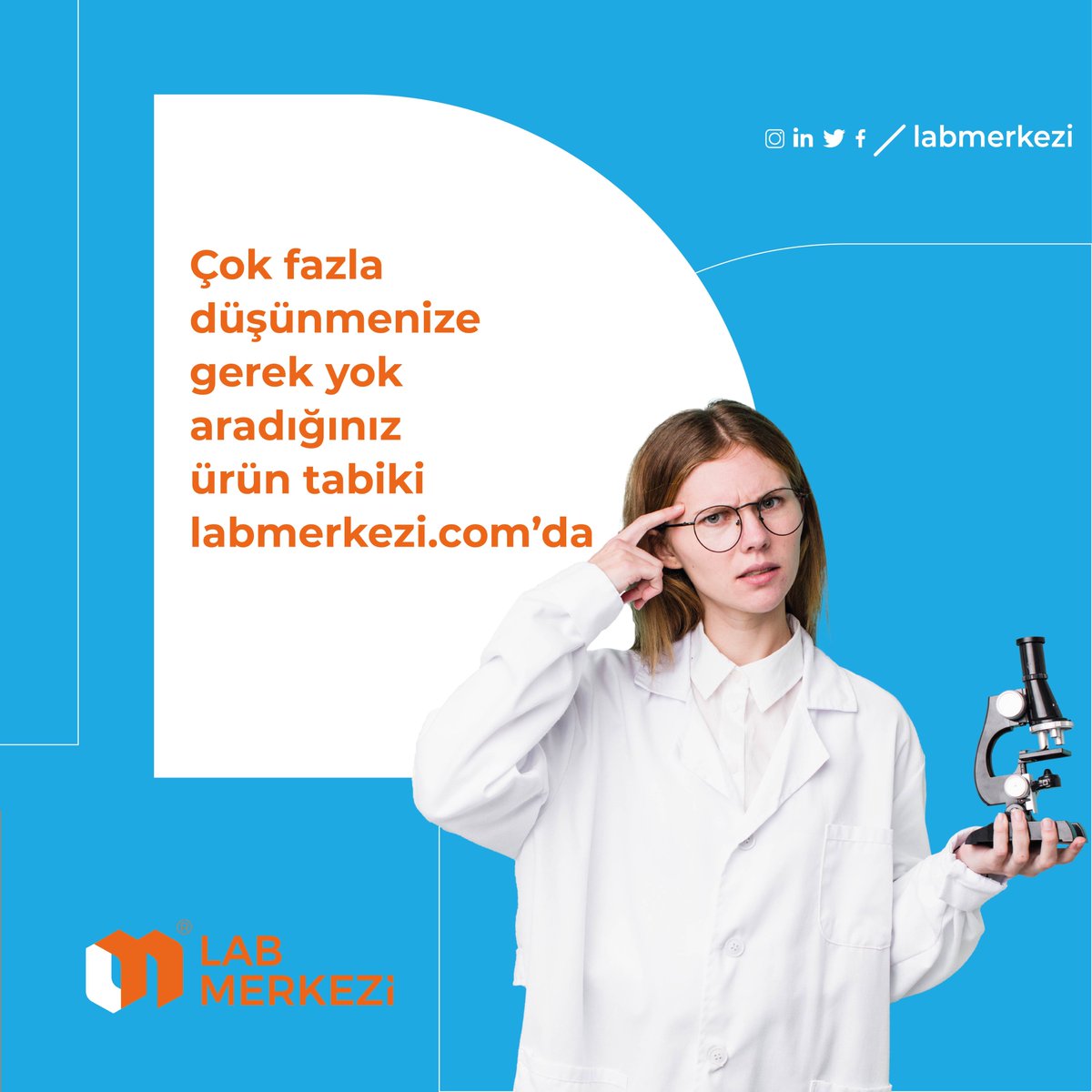 Çok fazla düşünmenize gerek yok aradığınız ürün tabiki labmerkezi.com'da

#labmerkezi #laboratuvar #ihtiyaç #mikroterazi #otoklav #etüv #inkübatör #autoclave #waterbath #phmeter