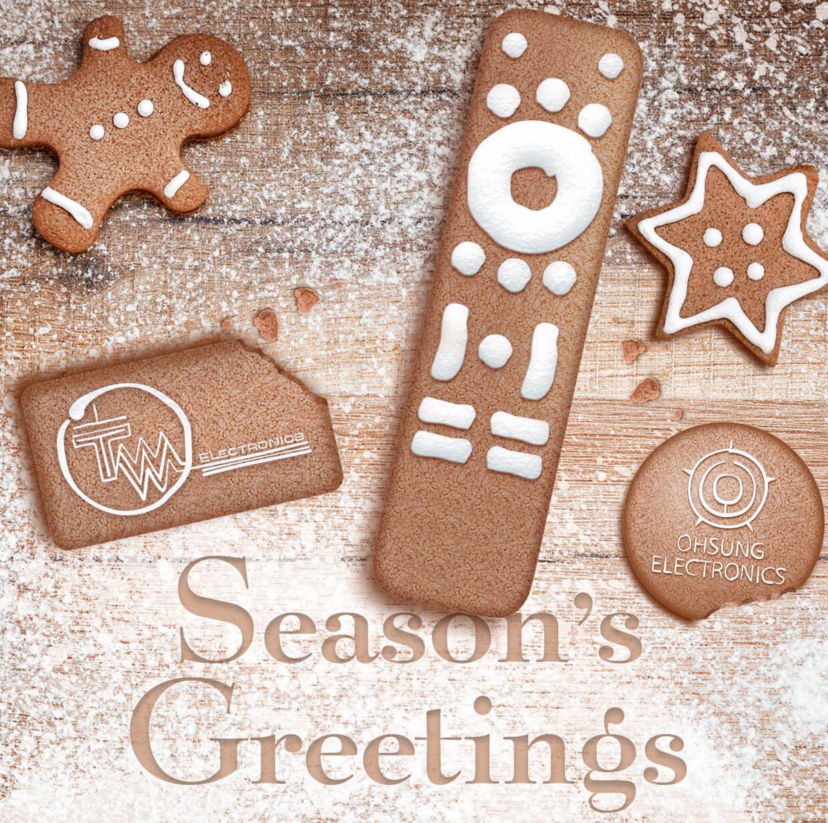 Season’s Greetings from us all at TW Electronics, wishing everyone an enjoyable and relaxing holiday.

#festivecookies  #remotecontrols  #happyholidays