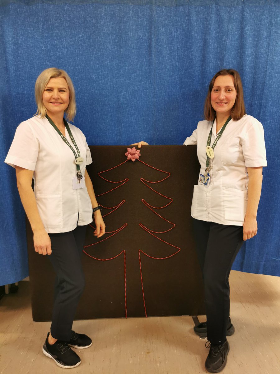 #11thDayofChristmas🎄
👭Our amazing OT Assistants, Ludmila and Gosia🏅
💚They keep us in stock- Equipment ready to go,
Nothings ever too much -
They never say no!
Our patients always love you,
For everything you do, 
We just want to say thank you,
We are nothing without you!💖
👏