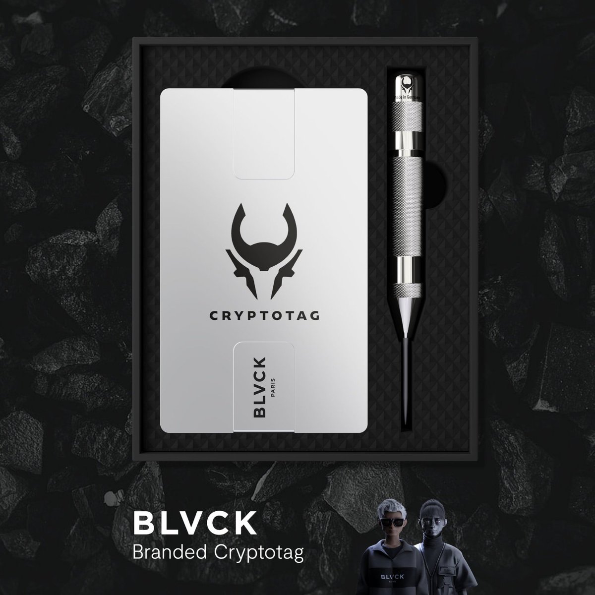 GM! In addition to our Xmas giveaway happening right now with <a href="/CRYPTO_TAG/">CRYPTOTAG | Seed Phrase Storage</a>, we are also partnering to give away 2 Zeus sets, luxury titanium crypto seed storage. The raffle is live on our staking site at staking.blvck.com &amp; ends in 4 days. 
Each person gets up to 4 entries🔥