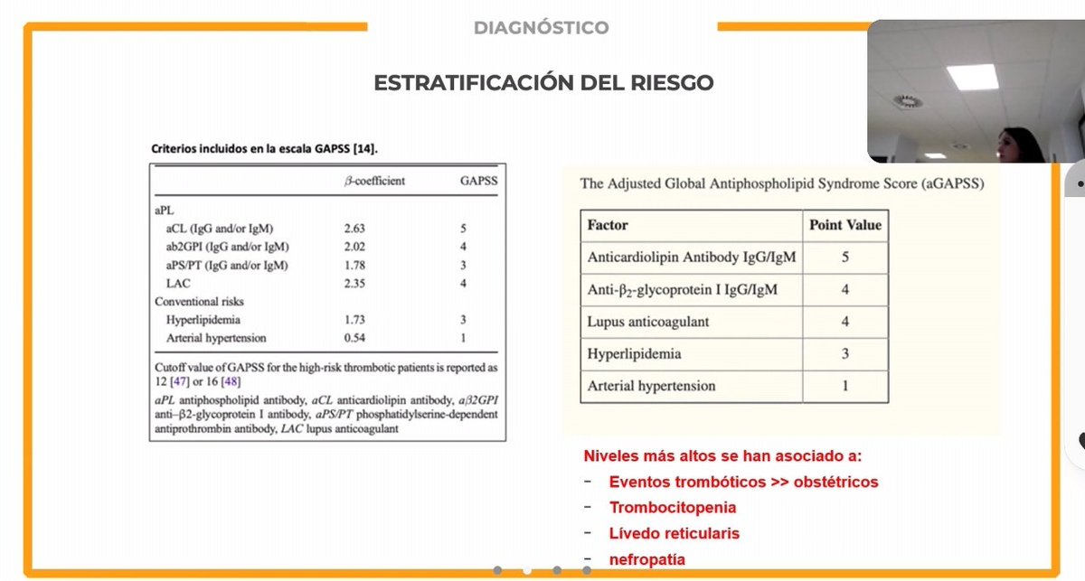 Ana Corral, R4 de reumatología, revisa hoy el síndrome antifosfolípido, incluyendo el borrador de los nuevos criterios ACR/EULAR presentados en el ACR2022, así como la evidencia actual en relación con los anticoagulantes directos.