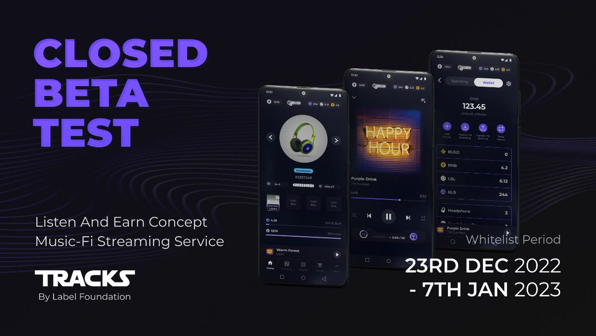 TRACKS Closed beta test (CBT) recruitment notice🗣

#closedbeta testing of #TRACKS will be available starting tomorrow, get ready to help us perfect our product! 

#betatesting #comingsoon