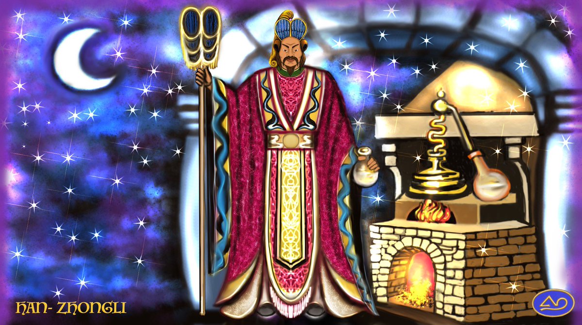 Elia42KA's tweet image. MITOLOGÍAS DEL MUNDO: #DiosesChinos 
HAN ZHONGLI fue un personaje real, como cada uno de los “ocho inmortales”, que vivió durante la Dinastía HAN, y de hay el Nombre con el que adquirió Su inmortalidad.
HAN ZHONGLI ayuda a las personas humildes con algún DON.
