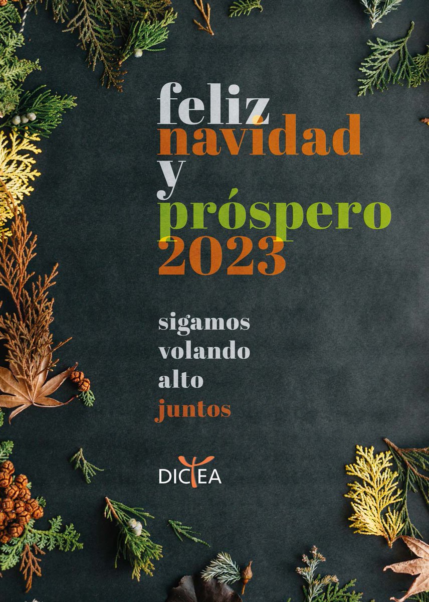 Se acercan fechas de familia, amistades y reencuentros… 

“Propiciemos unas fiestas y un 2023 lleno de emociones positivas, relaciones satisfactorias y nuevos propósitos que nos hagan sentir VIVOS. 

El equipo de <a href="/GrupoDictea/">GrupoDictea</a>  te desea una FELIZ NAVIDAD y PRÓSPERO AÑO 2023”