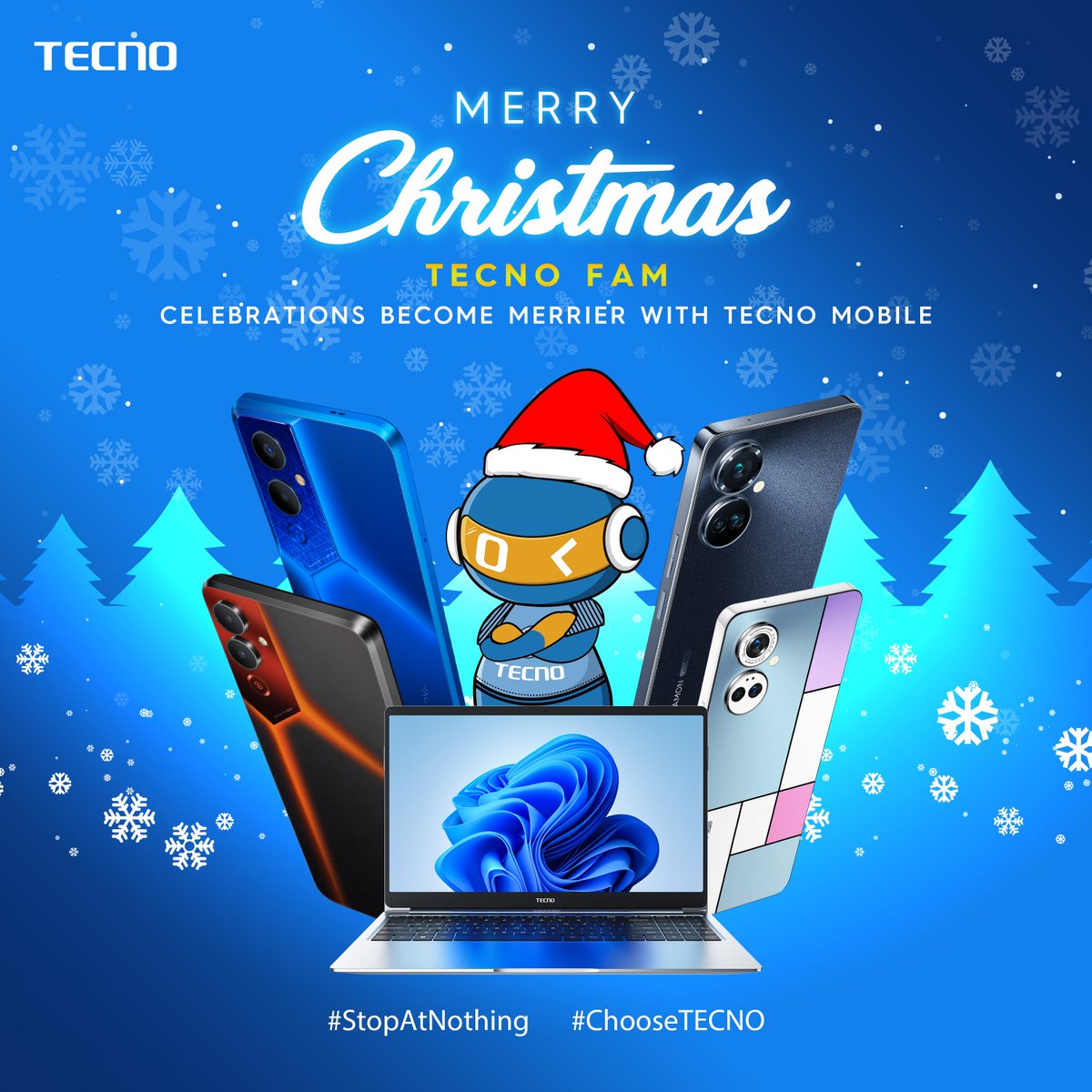 Tecnomobileph's tweet photo. Merry Christmas Tecno Fam! Wishing you a wonderful and amazing holiday!
#YouLookSoGoodTonight #YourUltraShineInTheNight #BrightNightPortrait #Camon19Series #Pova4BornToAce #Pova4SupremePower #Pova4PerformanceSlayer #StopAtNothing #TECNOMobilePhilippines https://t.co/U6Eq98L5bc