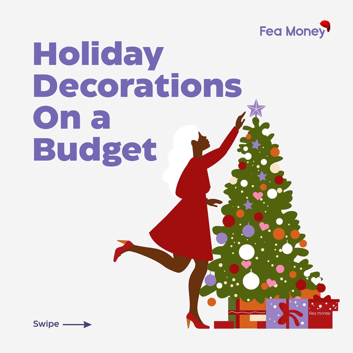 HOLIDAY DECORATIONS ON A BUDGET

Is there a rule that says the holidays must come with everything brand NEW?
Whatever happened to DIY? 

#feamoney #financialfreedom #budgetingtips #financialplanning
#holidayfinances #newyeargoals 
#moneymindset
#budgetingtools #HappyHolidays
