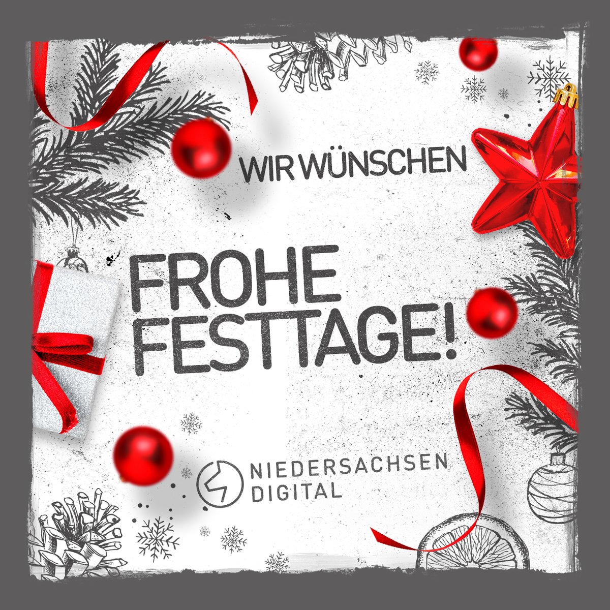 Wir wünschen frohe Festtage und einen guten Rutsch ins neue Jahr! Bleiben Sie gesund, erholen Sie sich gut und genießen Sie die Zeit zwischen den Jahren!