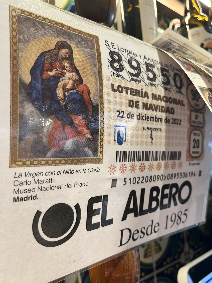Día de la Lotería de Navidad. ¡Suerte a todos! <a href="/loterias_es/">Loterías del Estado</a>