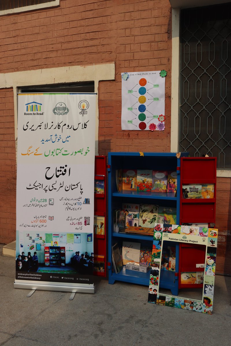 itacecorg's tweet image. Highlights from the Community Launches of Classroom Library corners under #PakistanLiteracyProject (#PLP) administered school - Government Girls Elementary School Sanatnagar #Lahore with Beautiful Books!

#ITACEC #ITAPublications #RoomtoRead #schooledupunjab