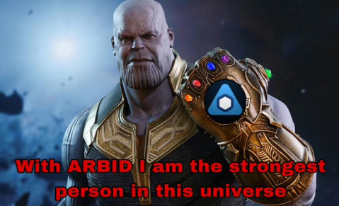 LesniewskiMaria's tweet photo. With 
@ARBIDname
 he is the strongest person in the universe #ARBIDMemes https://t.co/tnyvKWpPpd