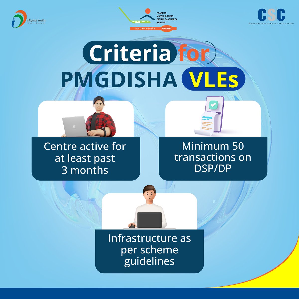 Rishikesh Patankar (@patankarrishi) on Twitter photo All <a href="/PMGDISHA/">PMGDISHA</a> VLEs and new VLEs Please note the criteria of working in the prestigious project <a href="/CSCegov_/">CSCeGov</a> <a href="/academy_csc/">CSC Academy</a> <a href="/Tele_Law/">Tele-law</a> Strict action including suspension, FIR and legal action will be taken for non compliance of project guidelines <a href="/_DigitalIndia/">Digital India</a> All <a href="/PMGDISHA/">PMGDISHA</a> VLEs and new VLEs Please note the criteria of working in the prestigious project <a href="/CSCegov_/">CSCeGov</a> <a href="/academy_csc/">CSC Academy</a> <a href="/Tele_Law/">Tele-law</a> Strict action including suspension, FIR and legal action will be taken for non compliance of project guidelines <a href="/_DigitalIndia/">Digital India</a>