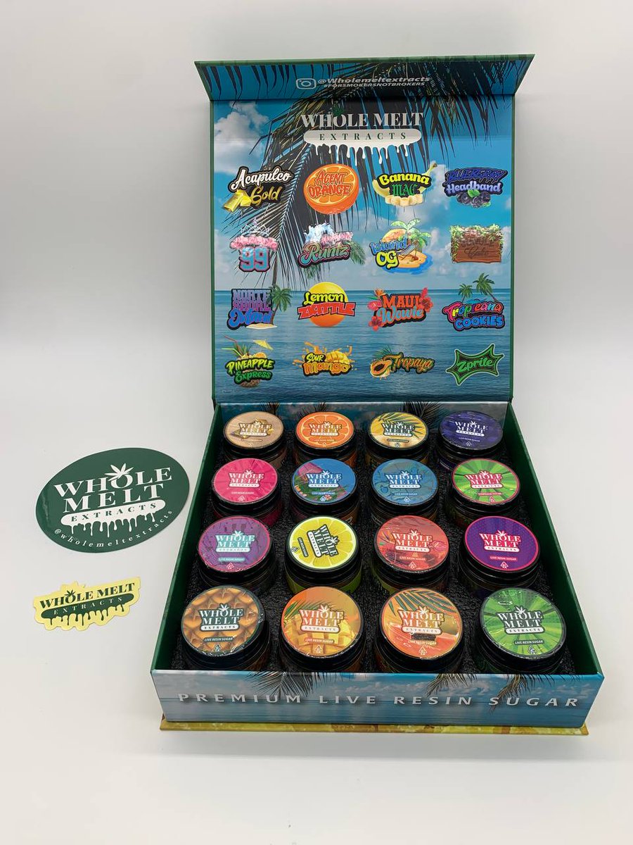 wholemelt's tweet photo. @wholemelt 
Whole Melt Extracts Sugar 
Tropical Edition🌴
#wholemelt
#wholemeltextracts https://t.co/pol6Iv3duq