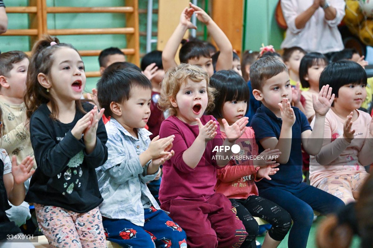 AFPphoto's tweet photo. #Hugary
Conjuring up magic at a Budapest kindergarten
📷 @afpattila
#AFP https://t.co/S3jf8Z4dJk