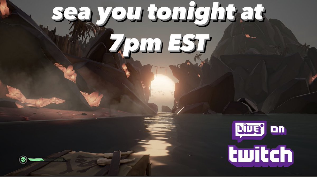chefboyrsea1's tweet photo. stream starts at 7pm come by and let’s talk about the holidays! #seaofthieves #sot #affiliate #stream #twitchstreamer #twitch #pvepvp https://t.co/mMecHTNW7N
