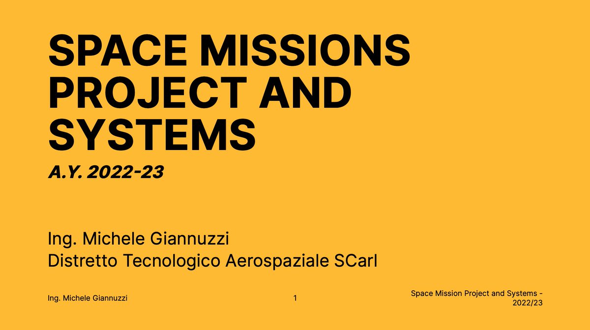 Michele Giannuzzi (@micgiannuzzi) on Twitter photo ...and also for this year we finished the course of "Space Missions and Systems" for the aerospace engineering course at <a href="/unisalento/">UniSalento</a>. ...and also for this year we finished the course of "Space Missions and Systems" for the aerospace engineering course at <a href="/unisalento/">UniSalento</a>.