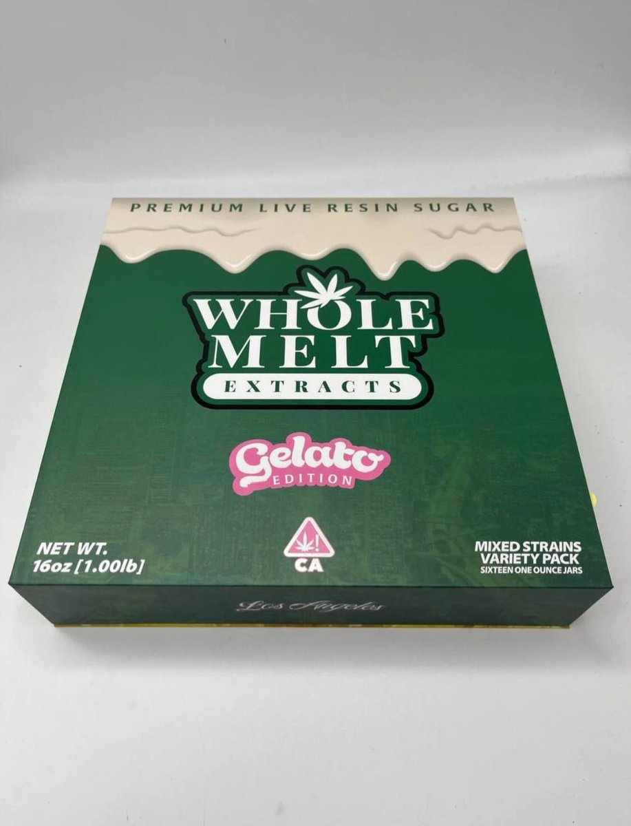 wholemelt's tweet photo. @wholemelt 
Whole Melt Extracts Sugar 
Gelato Edition🍨
#wholemelt
#wholemeltextracts https://t.co/aLdtHsFhzB