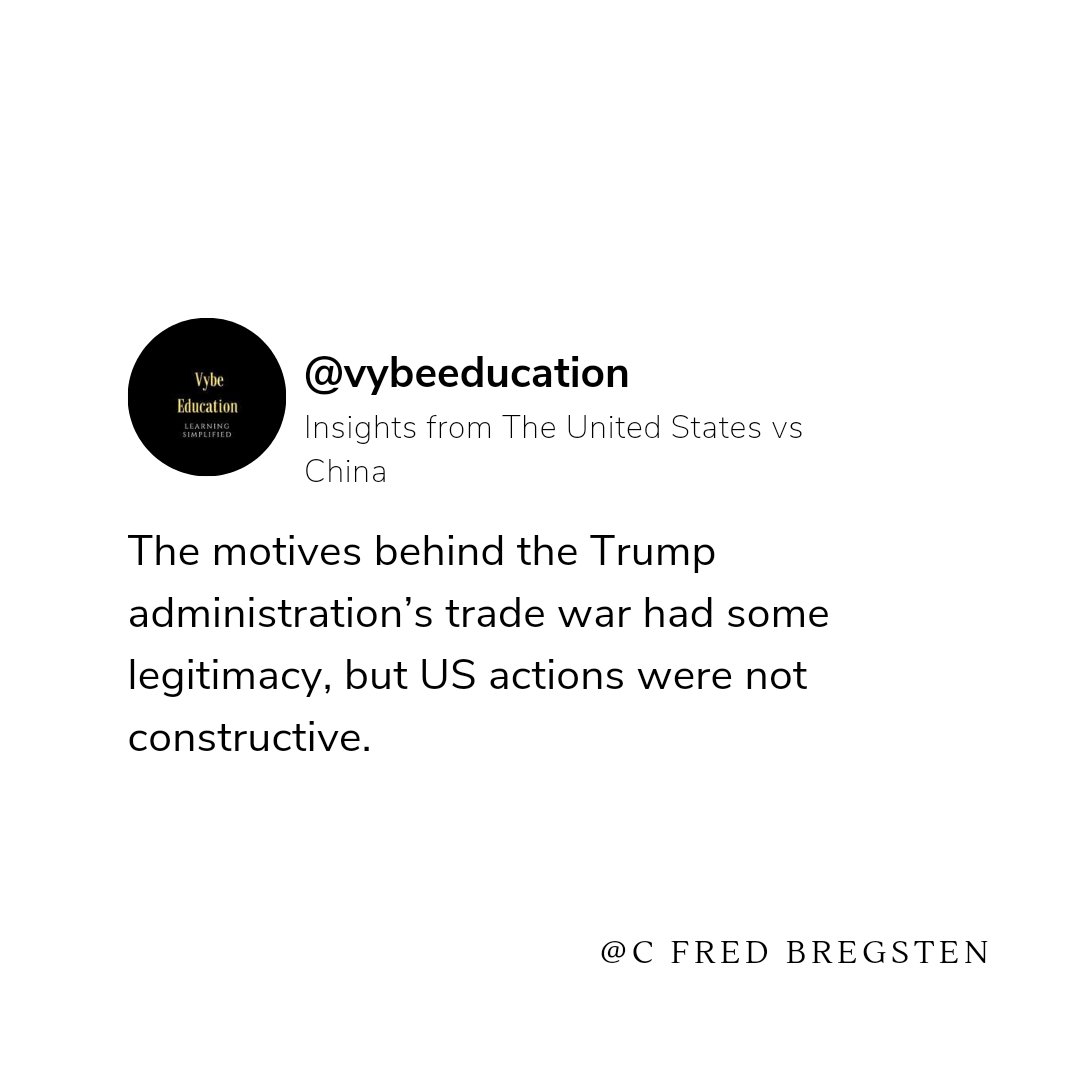 vybeeducation's tweet photo. #Insights from #UnitedstatesvsChina The Global Quest for Economic Leadership (1/2). https://t.co/cqrnwuZcwT