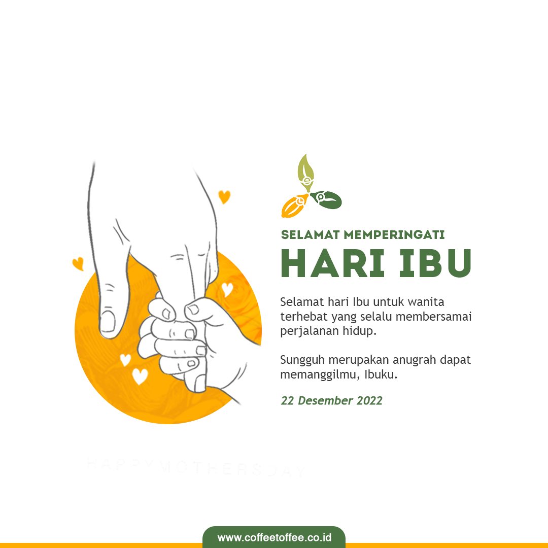 Selamat hari Ibu 2022. Terima kasih terlah menjadi perantara Tuhan untuk membersamai di bumi ini🥰