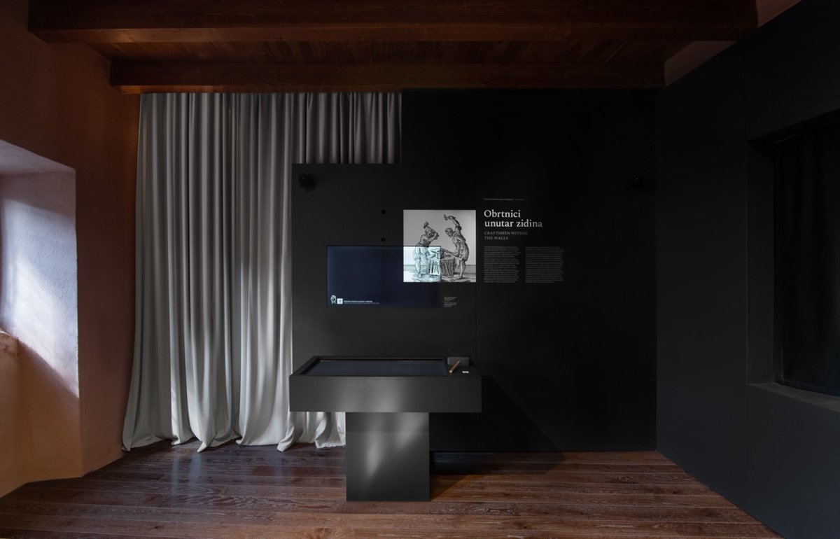 ZGdesignweek's tweet photo. Studio Tumpić/Prenc dobitnik je druge nagrade ZGDW Award 2022 u kategoriji Dizajna digitalnih komunikacija i dizajna interakcija za interpretacijski centar Kaštel Morosini-Grimani.

#zgdw #zgdw2022 #zgdwaward #zgdwaward2022 https://t.co/Zu1CfxjgO6