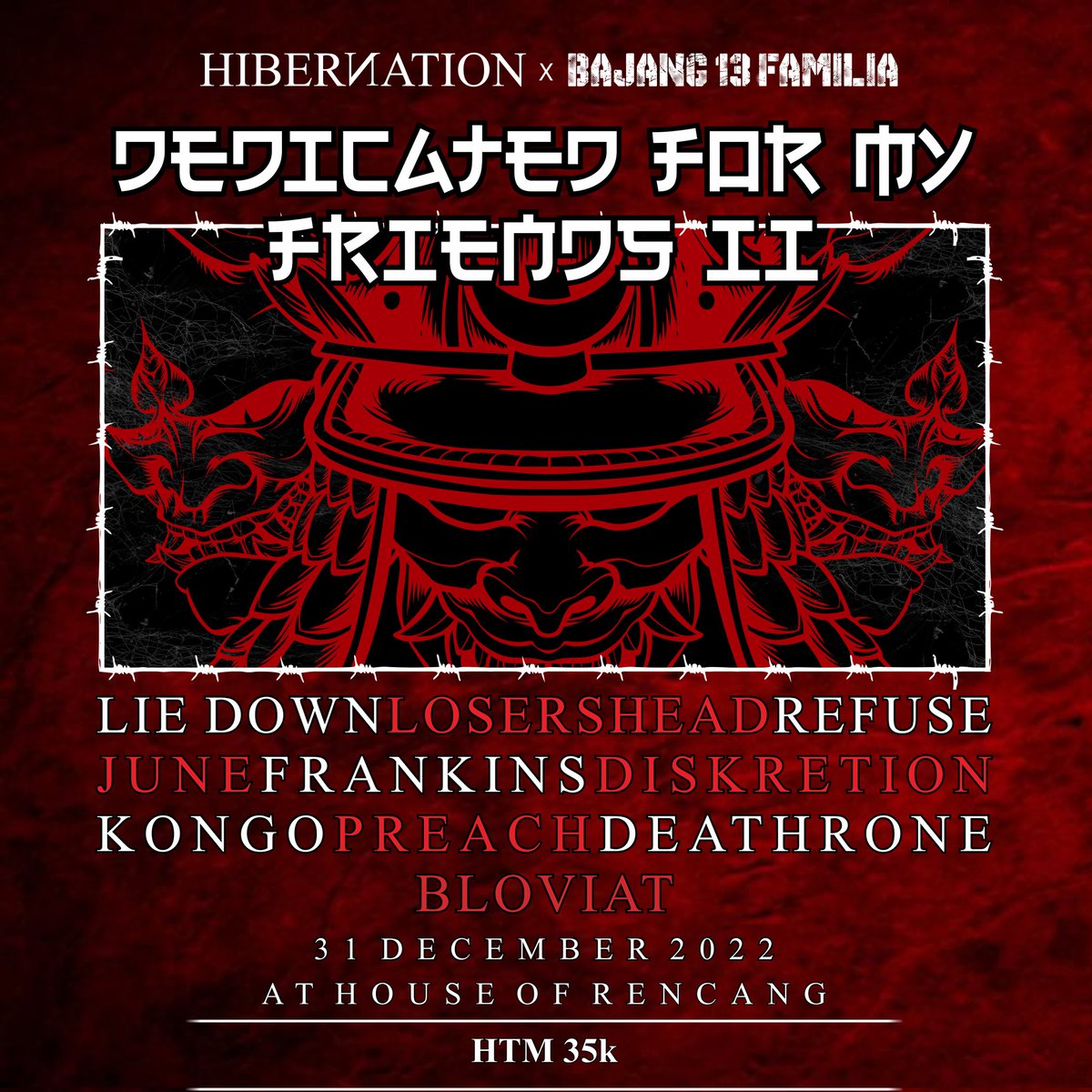 liedowncrew's tweet image. see you at the next point, new year's eve in jombang see you and see you friends.