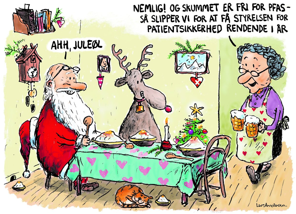 Styrelsen for Patientsikkerhed (@stps_dk) on Twitter photo <a href="/STPS_DK/">Styrelsen for Patientsikkerhed</a> ønsker alle en glædelig jul🎄🎅. Igen i år har den dygtige Lars Andersen kreereret vores julekort. <a href="/STPS_DK/">Styrelsen for Patientsikkerhed</a> ønsker alle en glædelig jul🎄🎅. Igen i år har den dygtige Lars Andersen kreereret vores julekort.