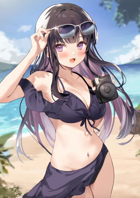 「海ってサイコーですね」 