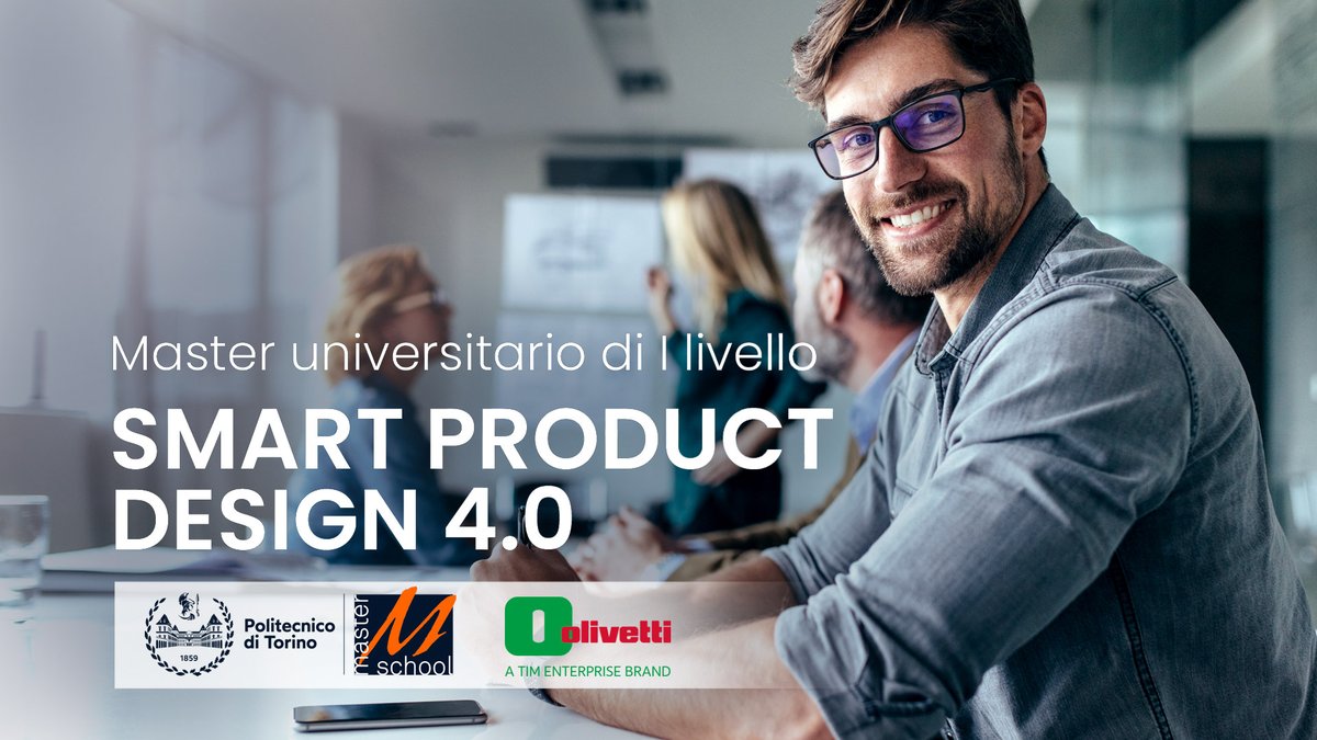 Olivetti (@olivettionline) on Twitter photo Hai meno di 30 anni ed una laurea #STEM❓ Prendi in mano il tuo futuro 💡 #Olivetti e la Scuola di Master e Formazione permanente del <a href="/PoliTOnews/">Politecnico di Torino</a> lanciano la 2a edizione master in #SmartProductDesign 4.0 👩💻
Scoprila e candidati entro il #27gennaio su:
➡️ bit.ly/MasterSPDpoliTO Hai meno di 30 anni ed una laurea #STEM❓ Prendi in mano il tuo futuro 💡 #Olivetti e la Scuola di Master e Formazione permanente del <a href="/PoliTOnews/">Politecnico di Torino</a> lanciano la 2a edizione master in #SmartProductDesign 4.0 👩💻
Scoprila e candidati entro il #27gennaio su:
➡️ bit.ly/MasterSPDpoliTO