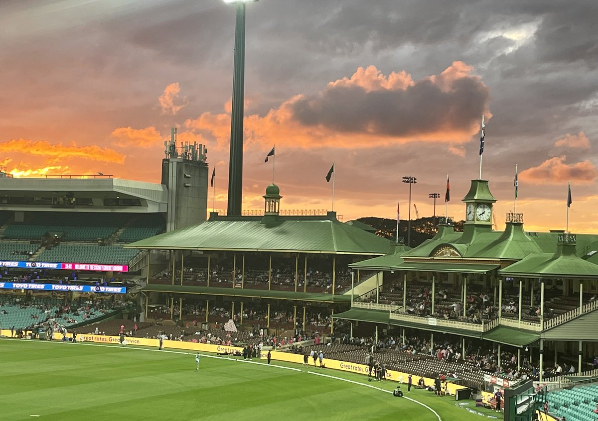 Great to be back <a href="/scg/">Sydney Cricket Ground</a> for the <a href="/SixersBBL/">Sydney Sixers</a> v <a href="/HurricanesBBL/">Hobart Hurricanes</a> <a href="/BBL/">KFC Big Bash League</a> clash