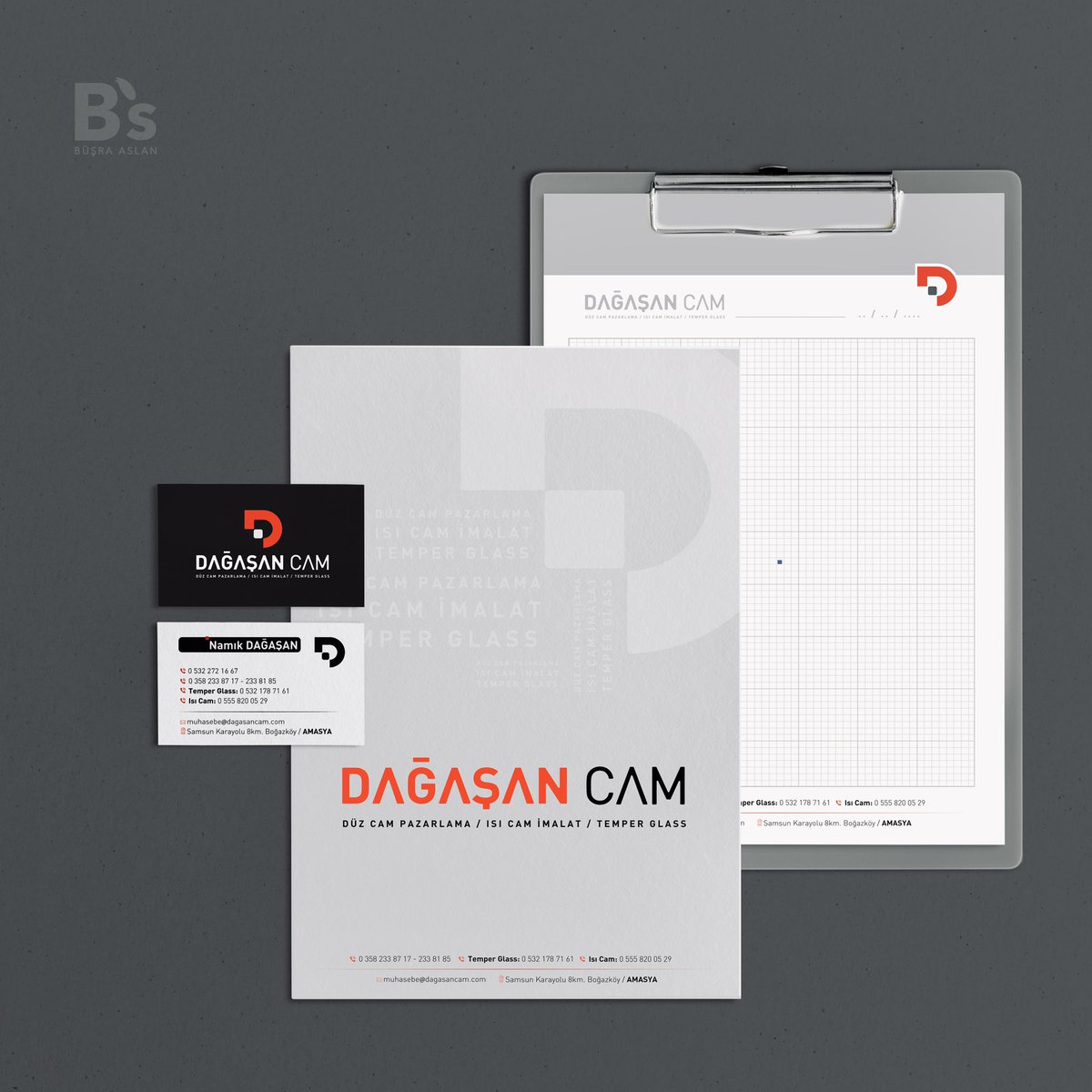 Dağaşan Cam Kurumsal Kimlik Tasarımım 🦩