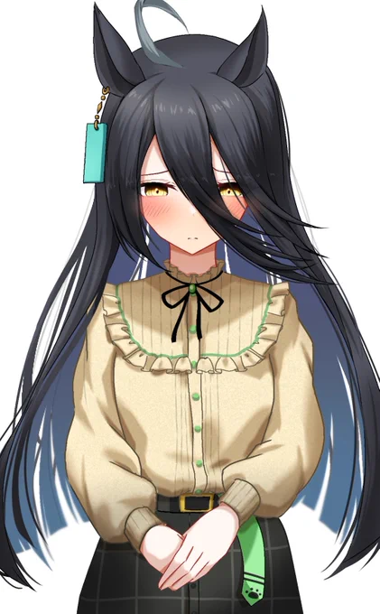 #マンハッタンカフェ #ウマ娘 これはクリスマスの予定が決まった直後のカフェ 