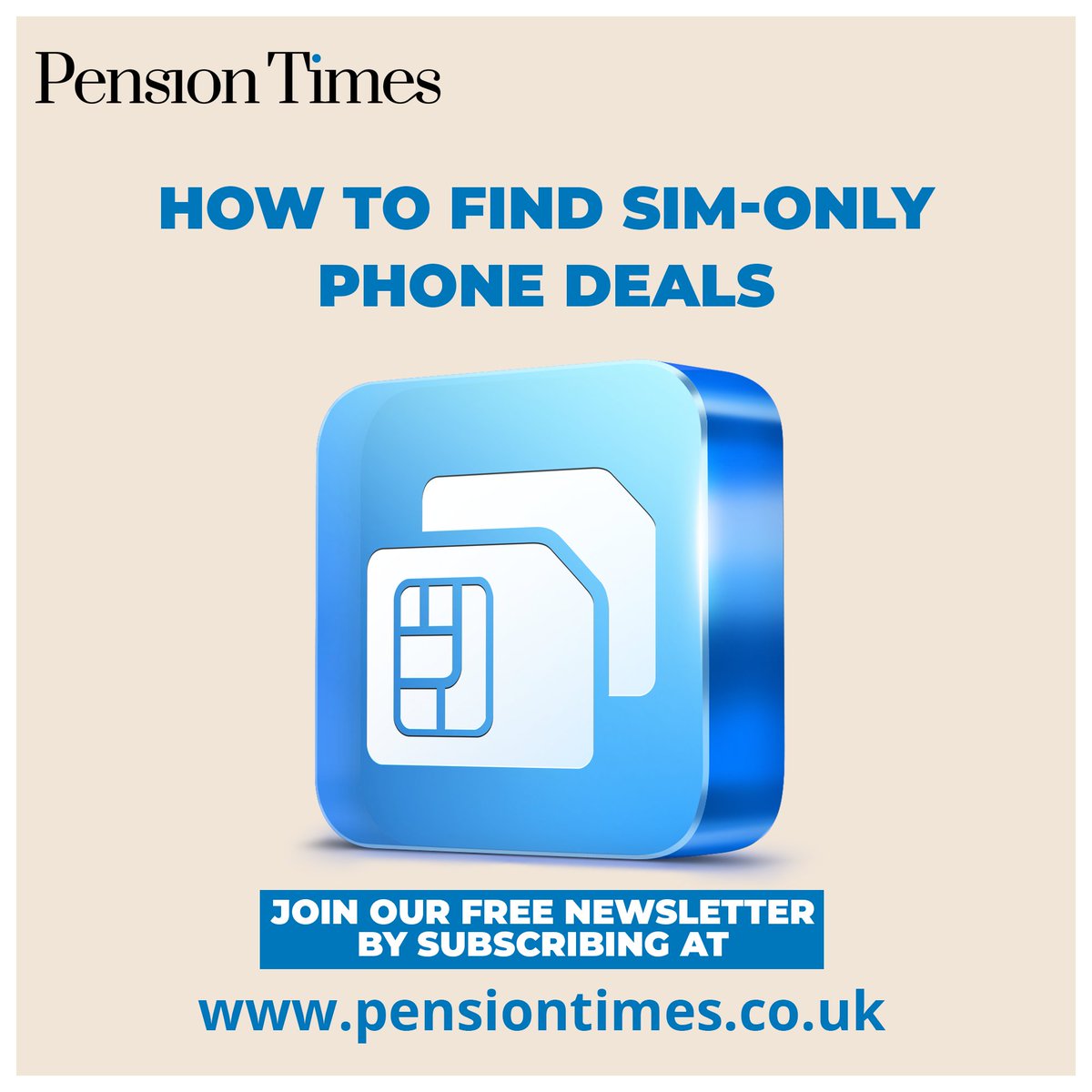 PensionTimes's tweet photo. Find out how you find SIM-Only Phone deals at https://t.co/z8wq7XxD7x

JOIN OUR FREE NEWSLETTER BY SUBSCRIBING at https://t.co/CQMyf9ZoWv

#unitedkingdom #simonly #sim #simcard #phonedeals #phonecontract https://t.co/ZOcWAAYZ7x