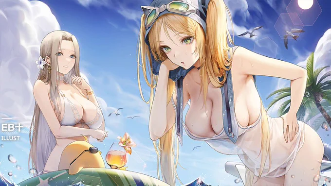すみません、ロード絵掲載漏れありました新規ロード絵はログイン絵と合わせて合計で12枚です。#アズールレーン 