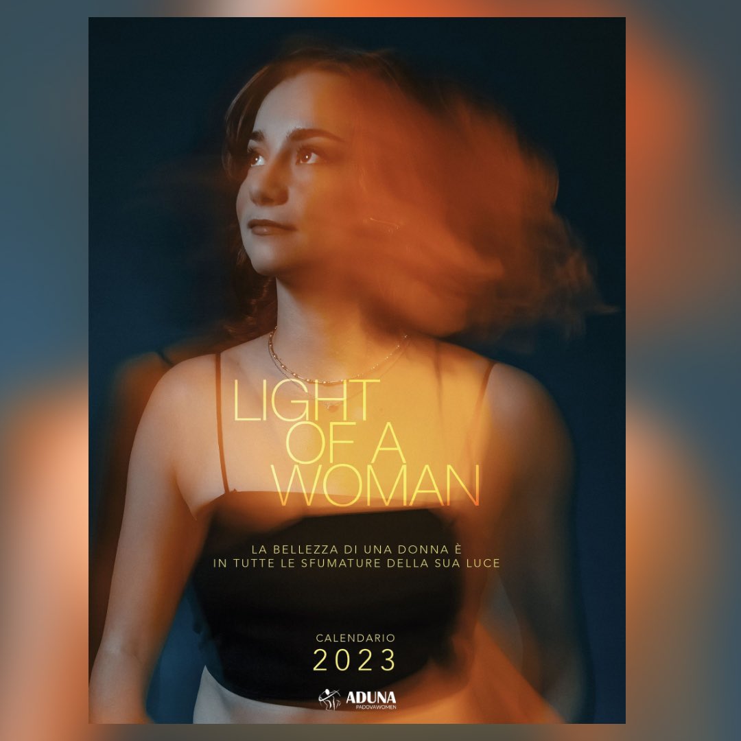 AdunaVolley's tweet photo. “LIGHT OF A WOMAN” - La bellezza di una donna è in tutte le sfumature della sua luce. 

Il primo calendario artistico con protagoniste le ragazze della B1. 
Edizione limitata con tutto il ricavato devoluto al Centro Veneto Progetti Donna ed Emergency.

https://t.co/d2aBL5DL4N https://t.co/v8HQIV5FOT
